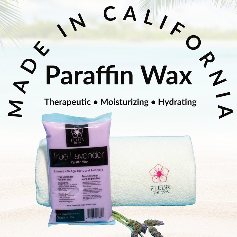 fleur de spa Paraffin Wax Refills 6lb by FLEUR DE SPA â€“ Made in USA â€“ Infused with Coconut & Jojoba Oils â€“ Moisturizing, Hydrating & Soothing for Hands, Feet & Body â€“ Spa & Home Use - Image 2